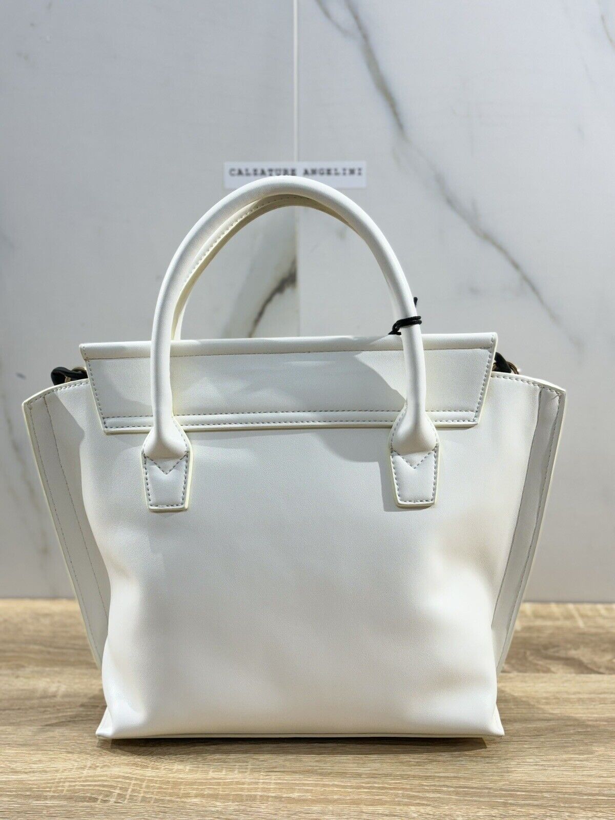 Plein Sport Borsa Donna Medium Tote Devon Bianco Off White Con Tracolla