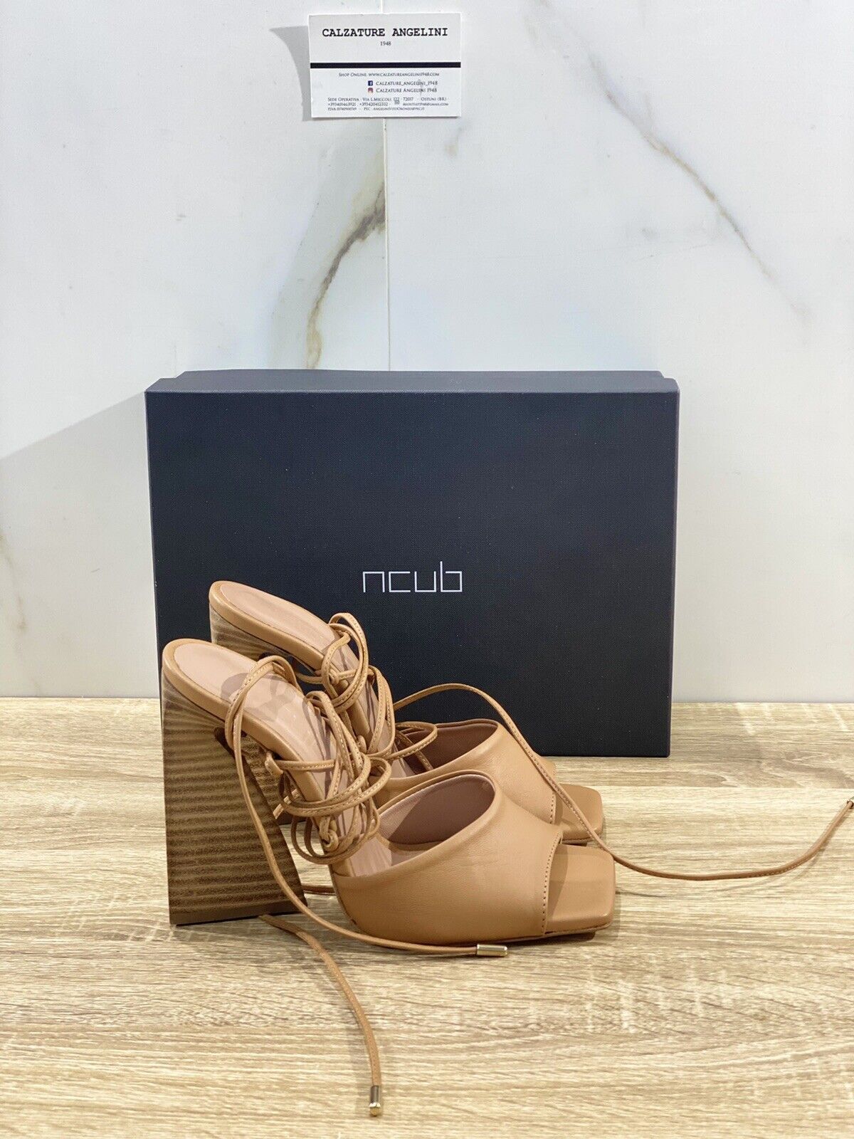 Ncub Sandalo donna Wendy 40 luxury sandal NCub Pelle Cuoio 40