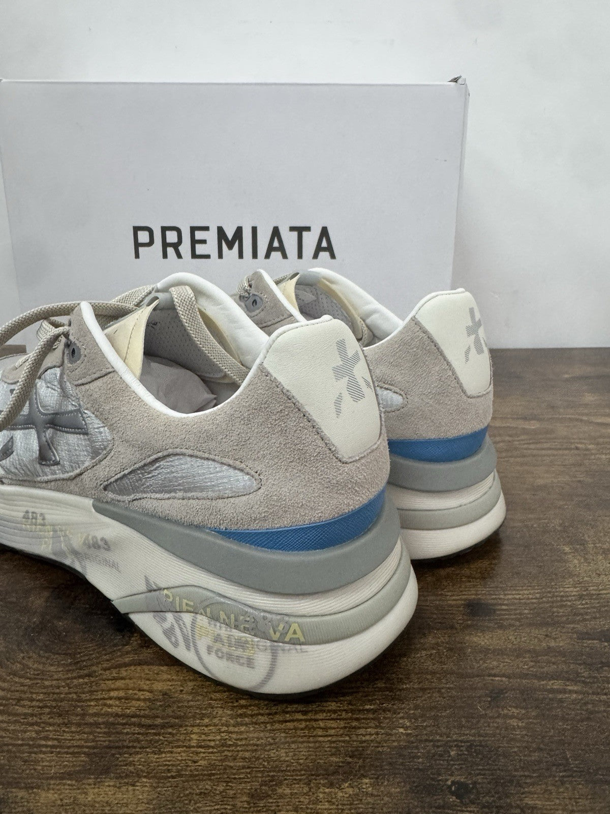 Premiata Moerun Sneaker Suede Grey Casual Premiata Uomo 44