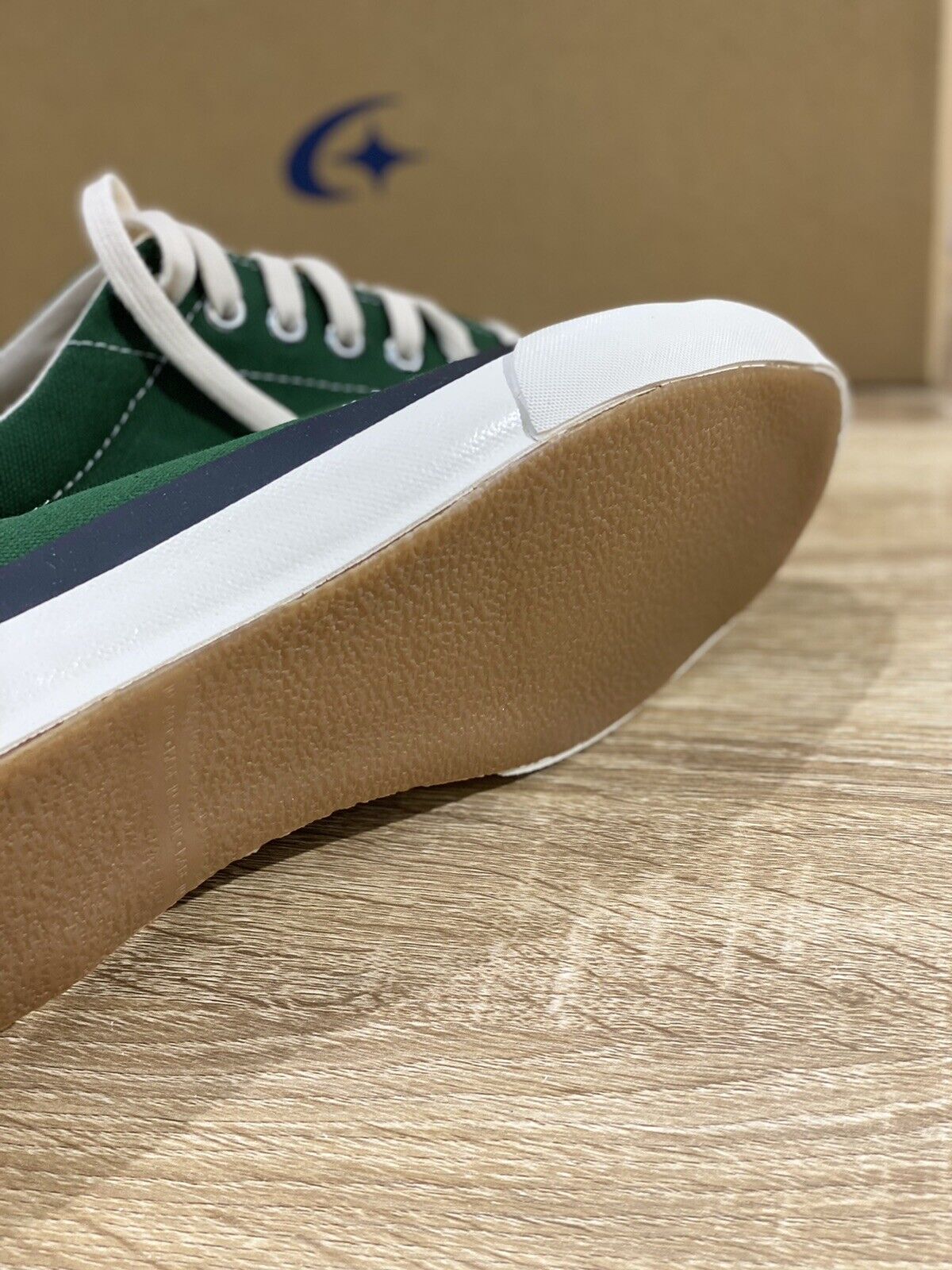 Moonstar scarpa uomo gym court Green casual shoes 40