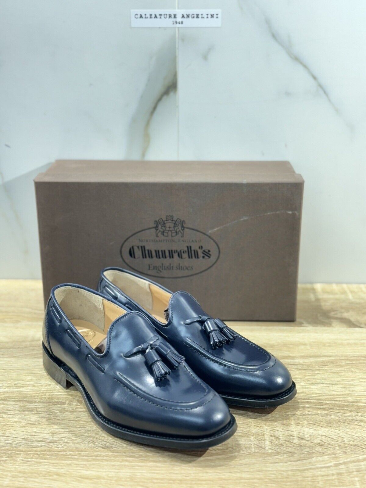 Church’s Mocassino  Uomo  Kingsley 2  Navy   Luxury Men Shoes Church’s 40.5