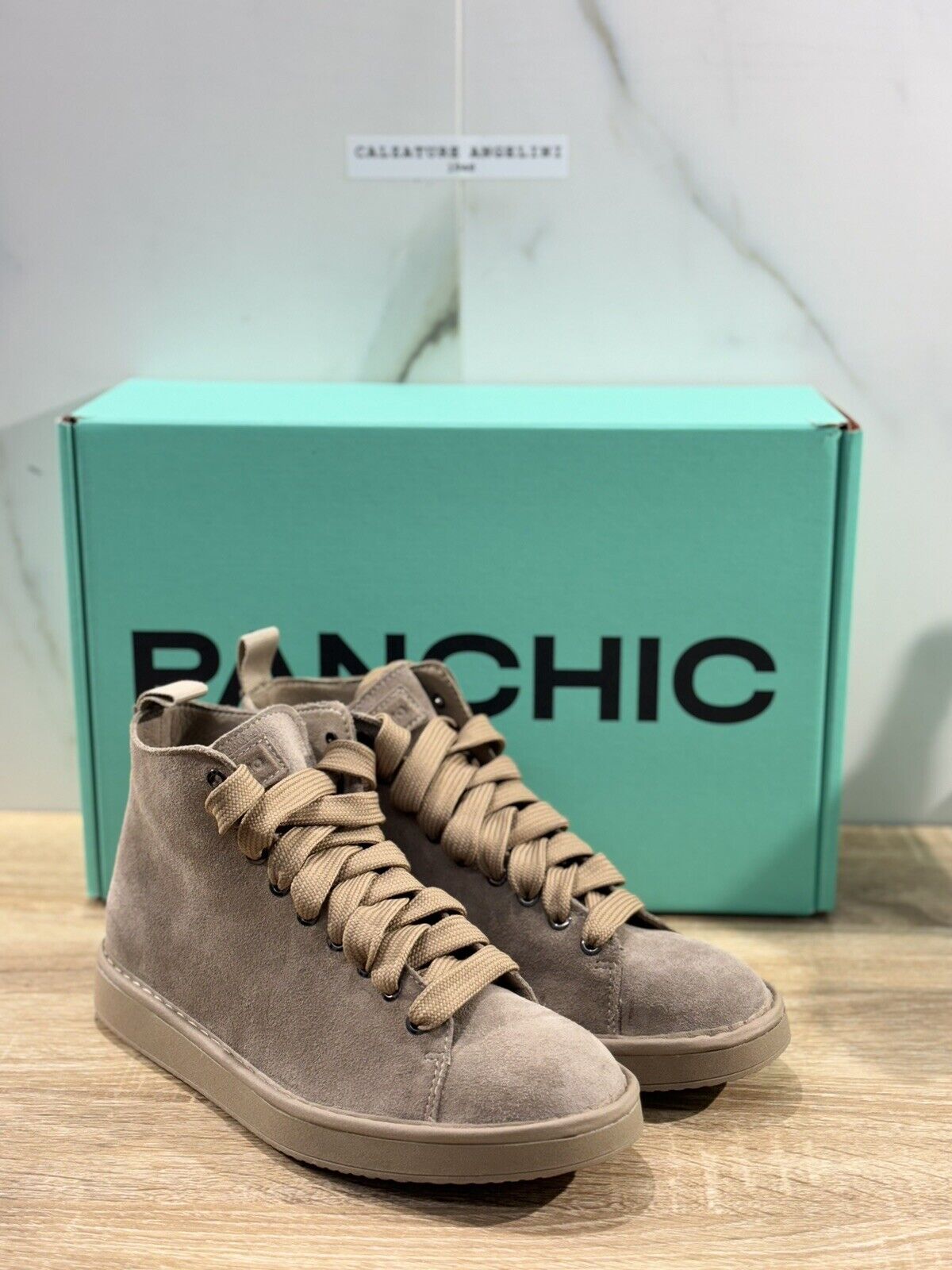 Panchic P01 Ankle Boot Uomo Suede Walnut  Causal Boot Men Panchic 40