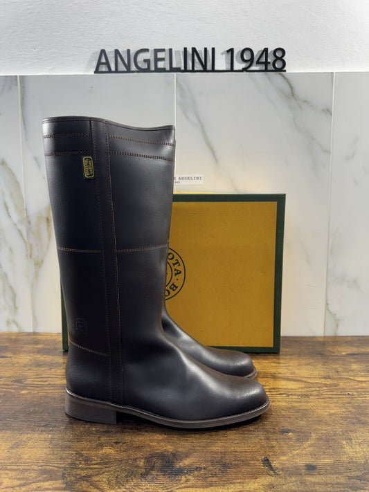 Dakota Boots Stivale Donna Cavallerizzo Pelle Marrone Top Quality 41