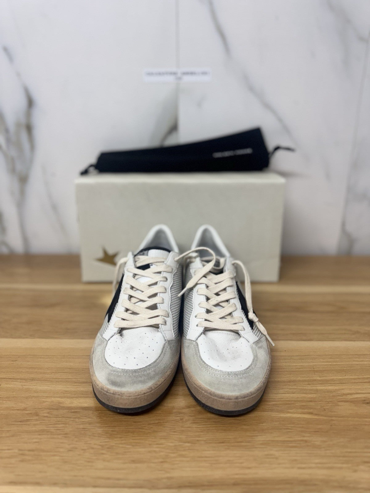 Golden Goose Ball Star Light Silver Black  Luxury Golden Goose Uomo 44