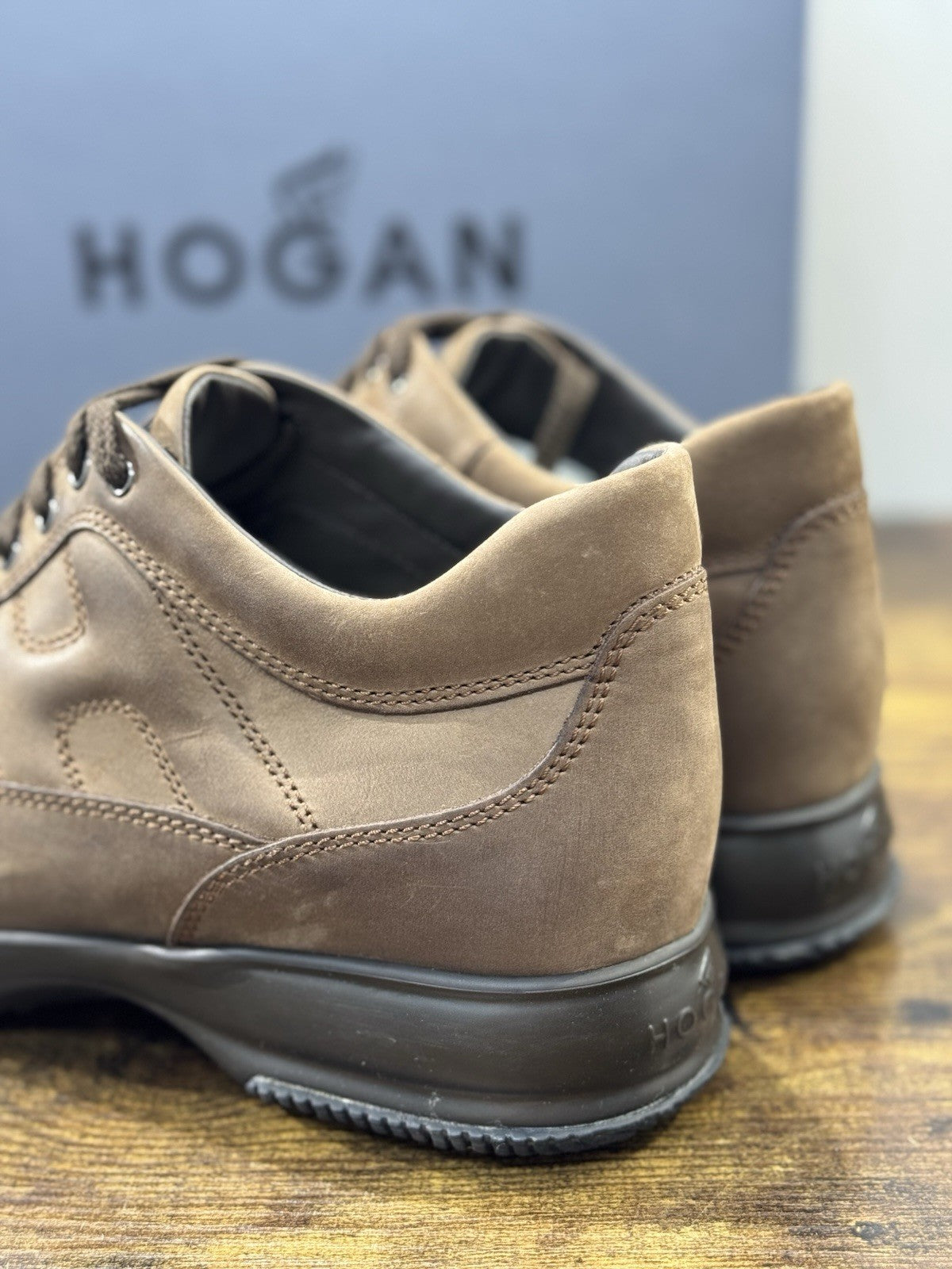 Hogan Interactive Pelle Cacao  Casual Uomo Hogan 44
