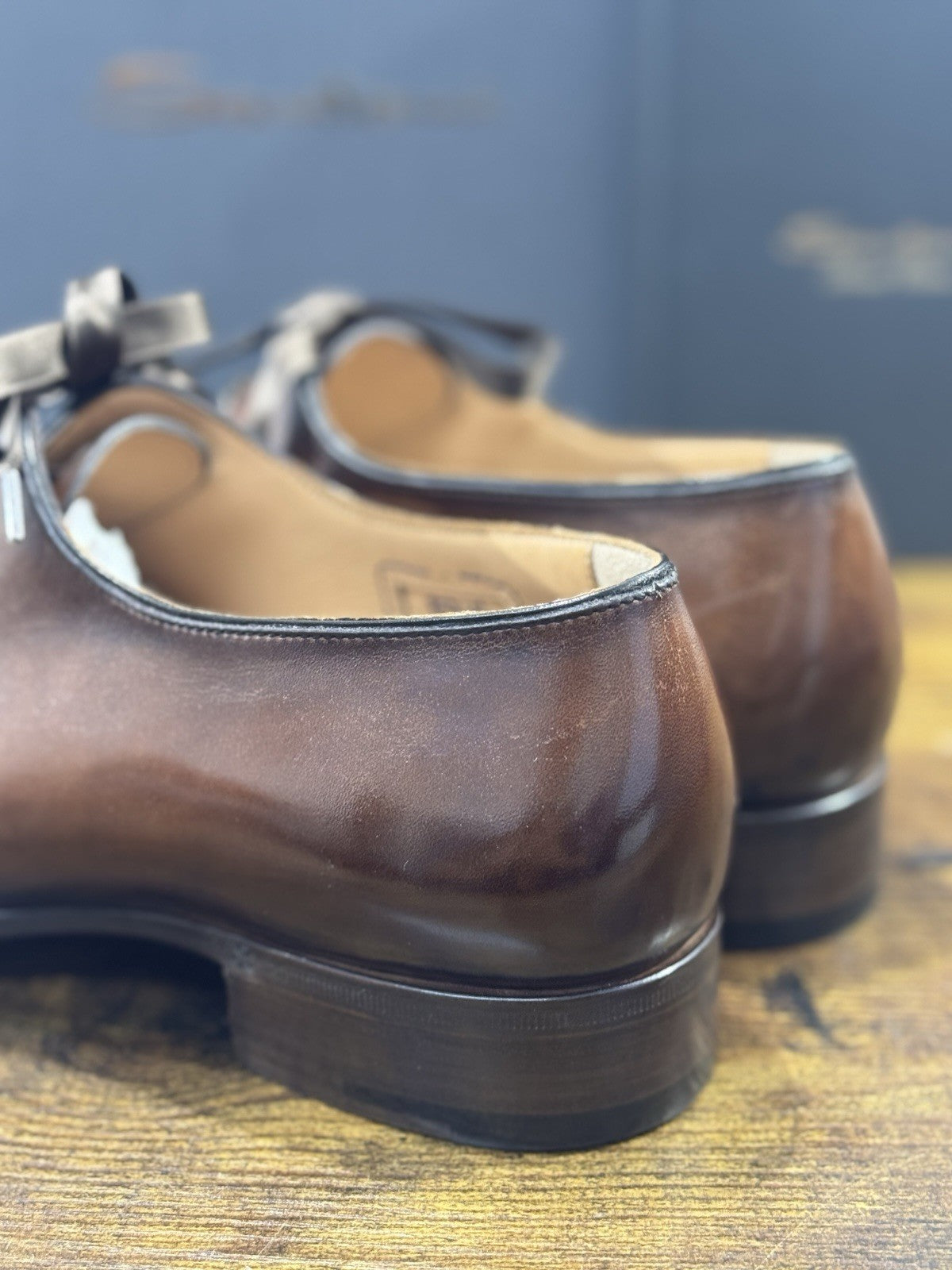 Santoni Stringata  3 Fori Limited Edition Box  Luxury Handmade Santoni Uomo 39