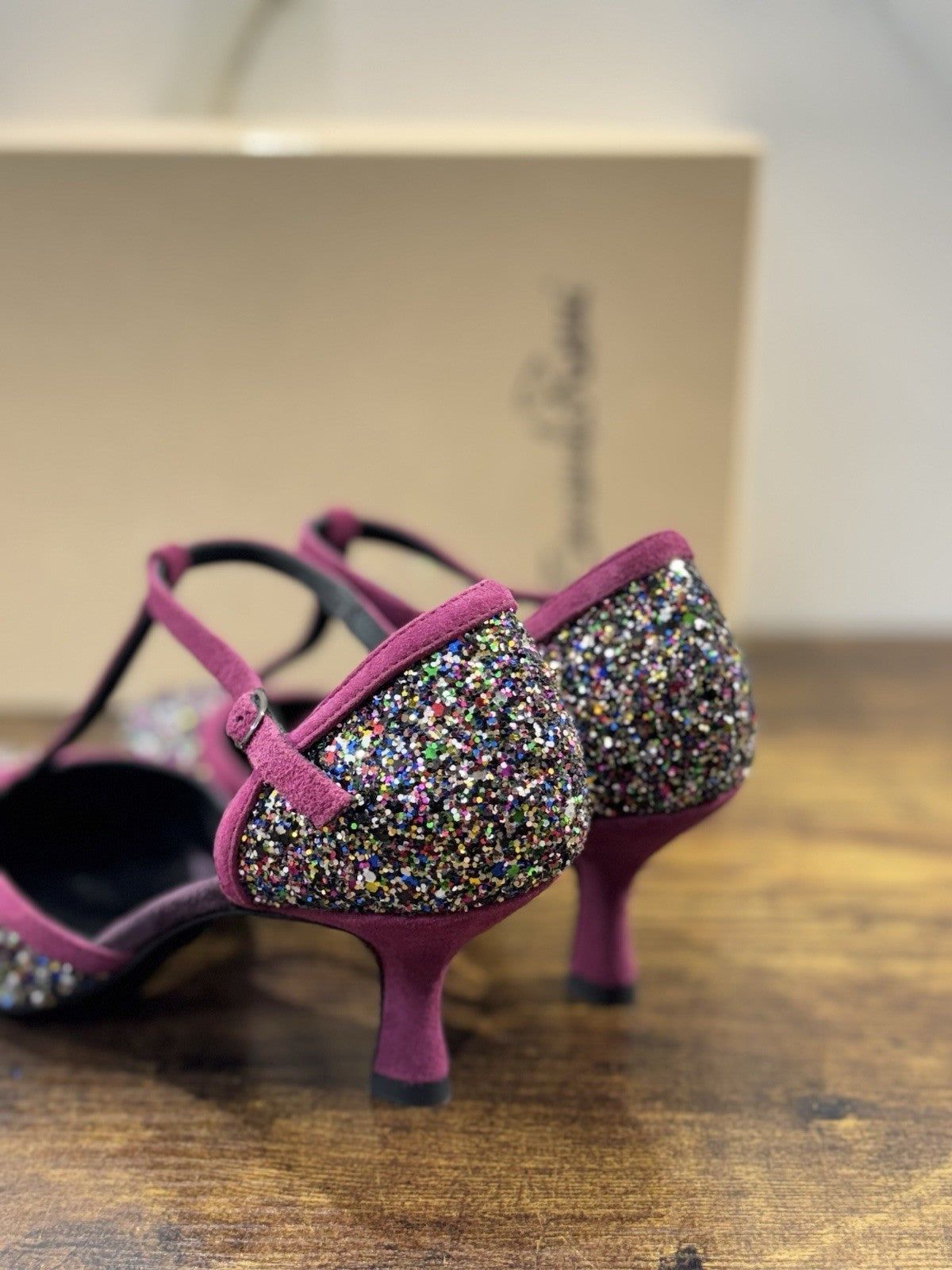 Emanuela Passeri Mary Jane Suede Glitter  Casual Scarpa Donna 36