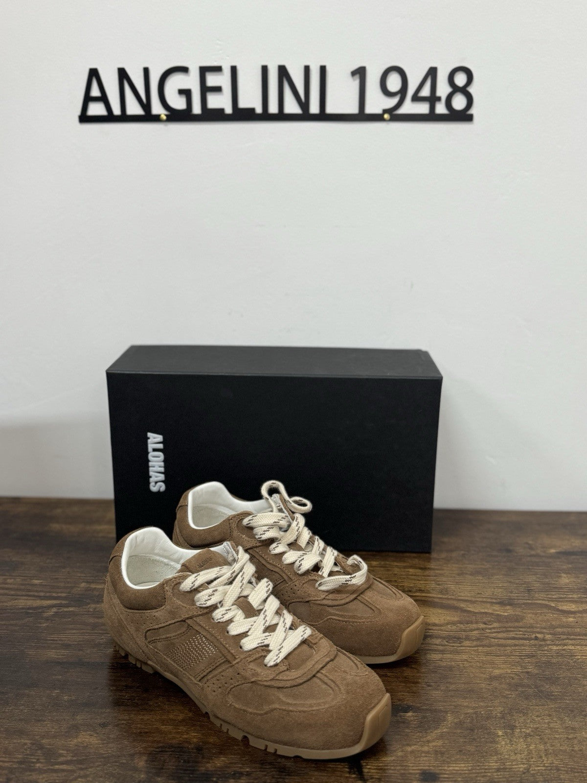Alohas Cool Sneaker Club Soft Suede Brown  Casual Scarpa Donna 36