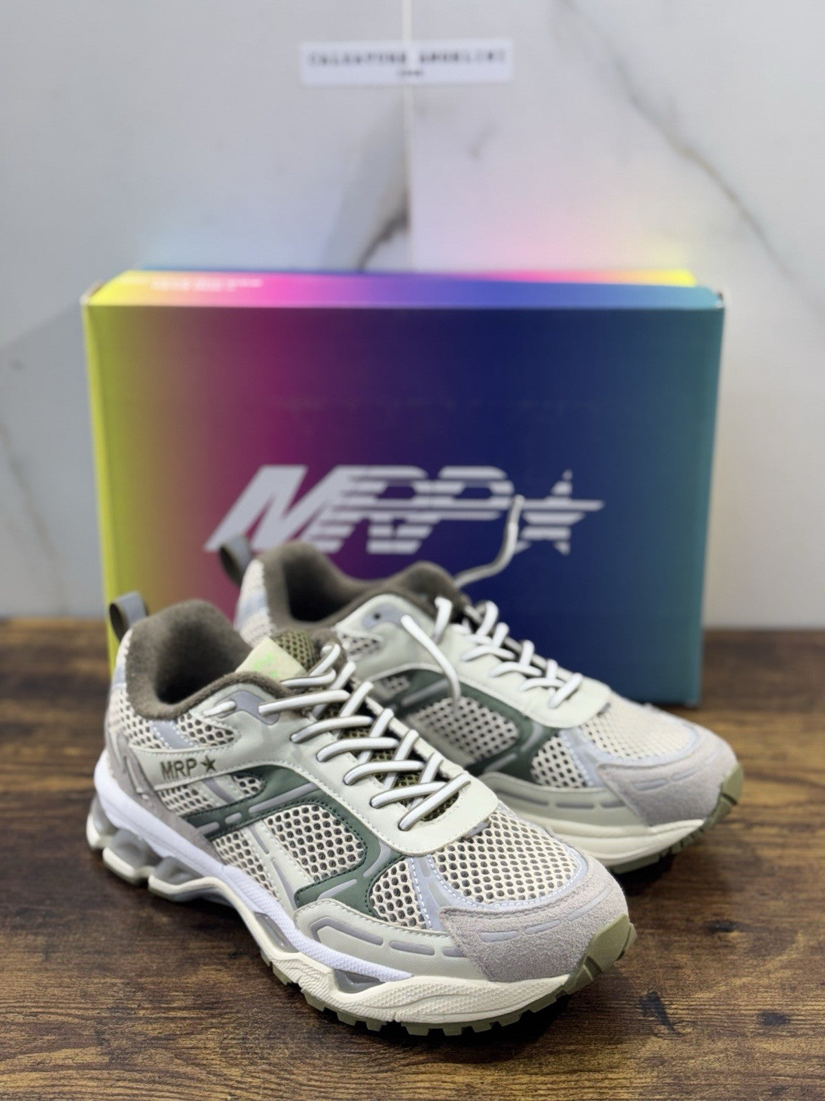 Mrp Star Sneaker Causal Bianca Green  Uomo 45