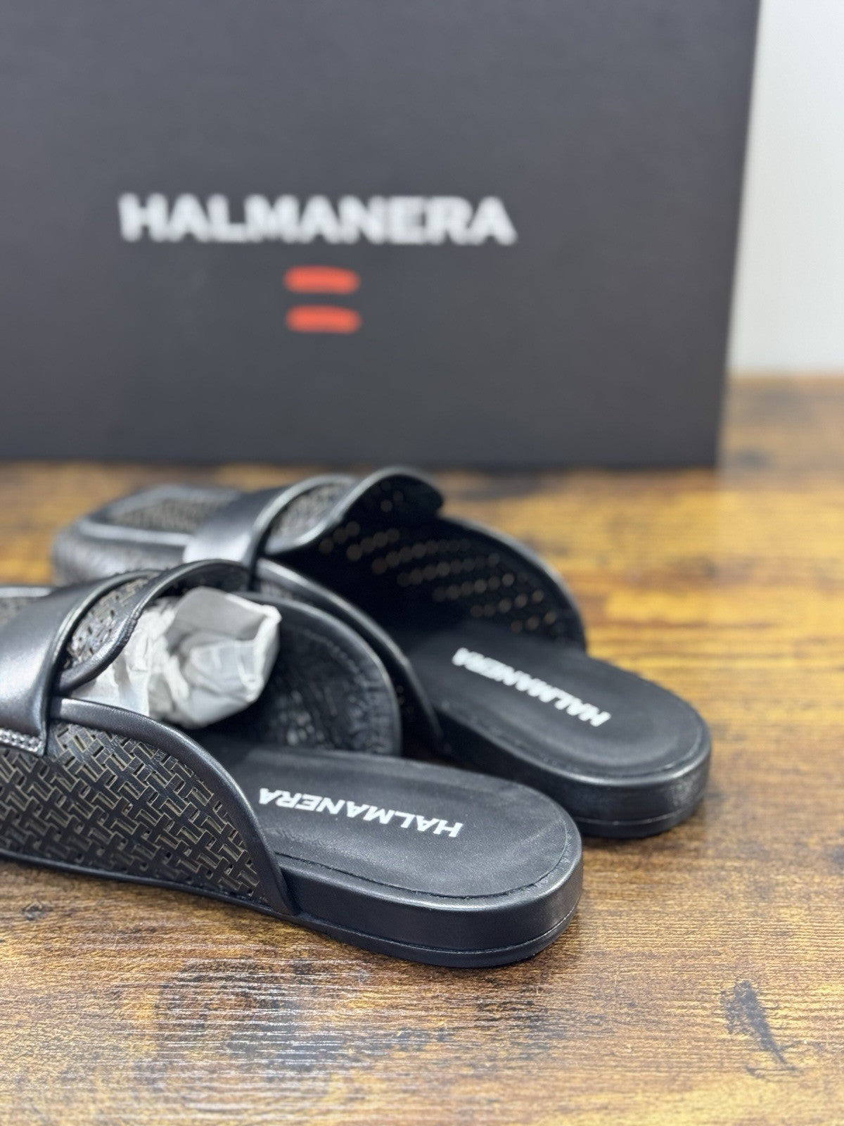 HALMANERA Sabot     Pelle Nero  Mules  Luxury Made In Italy Donna 41