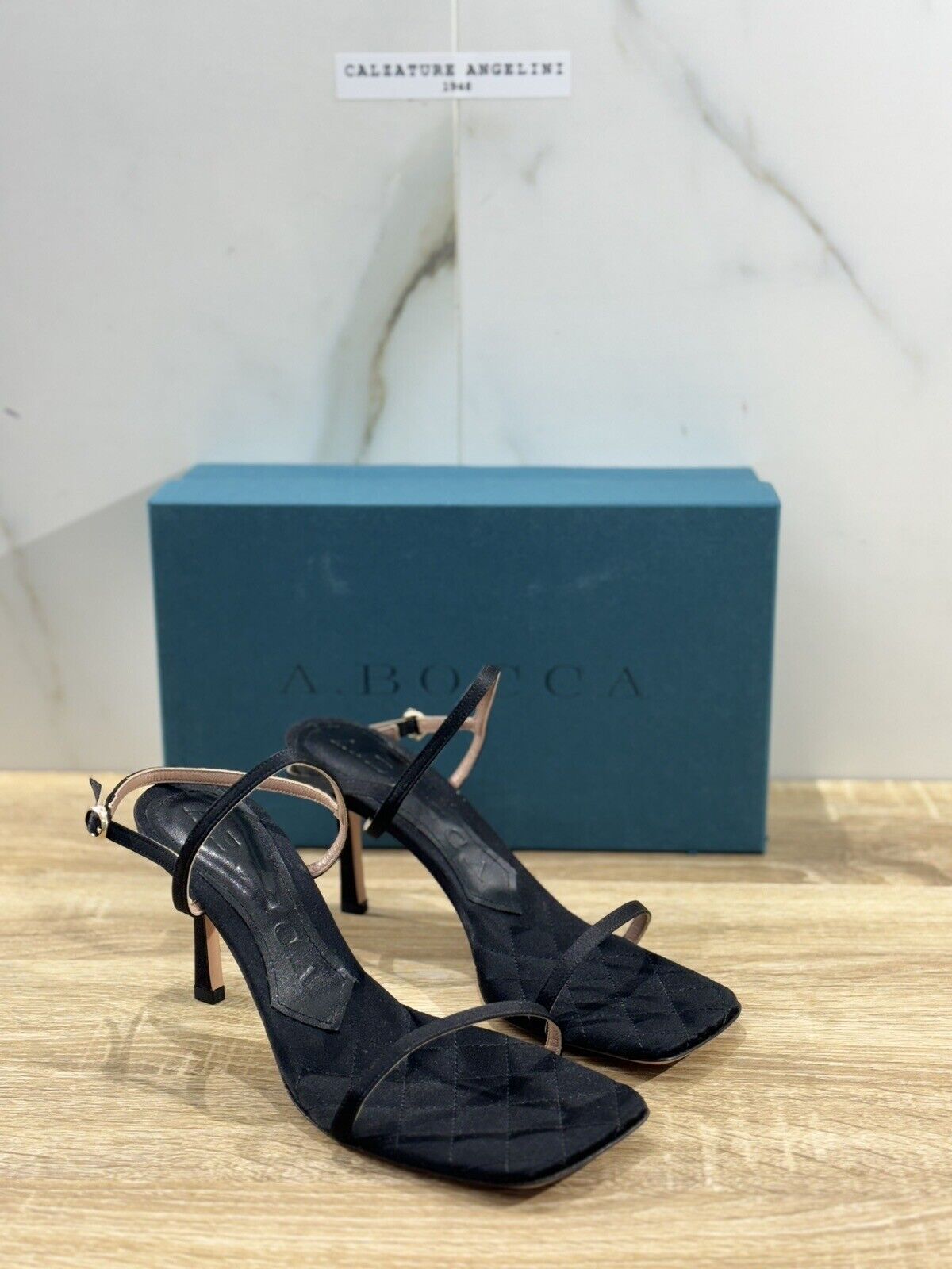 A.Bocca Sandalo Donna Love Nero Luxury Woman Sandal A.Bocca 40