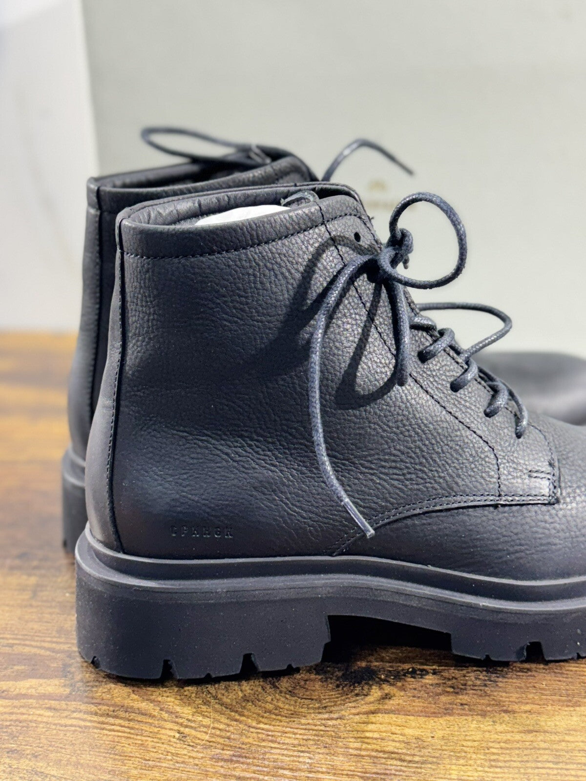 Copenhagen Anfibio  Boot Uomo  Causal Men Shoes Extra Light Pelle Nero 44