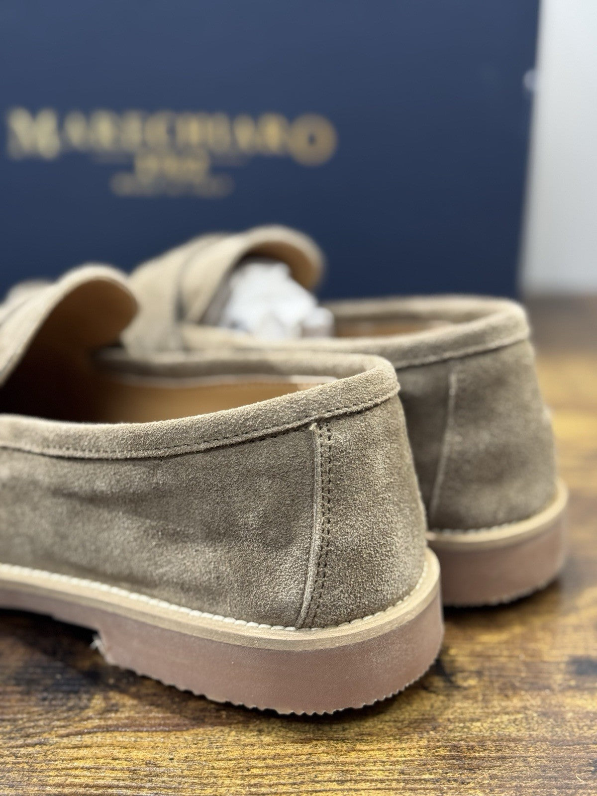 Marechiaro 1962 Mocassino Uomo Summer Icon Suede Beige 40