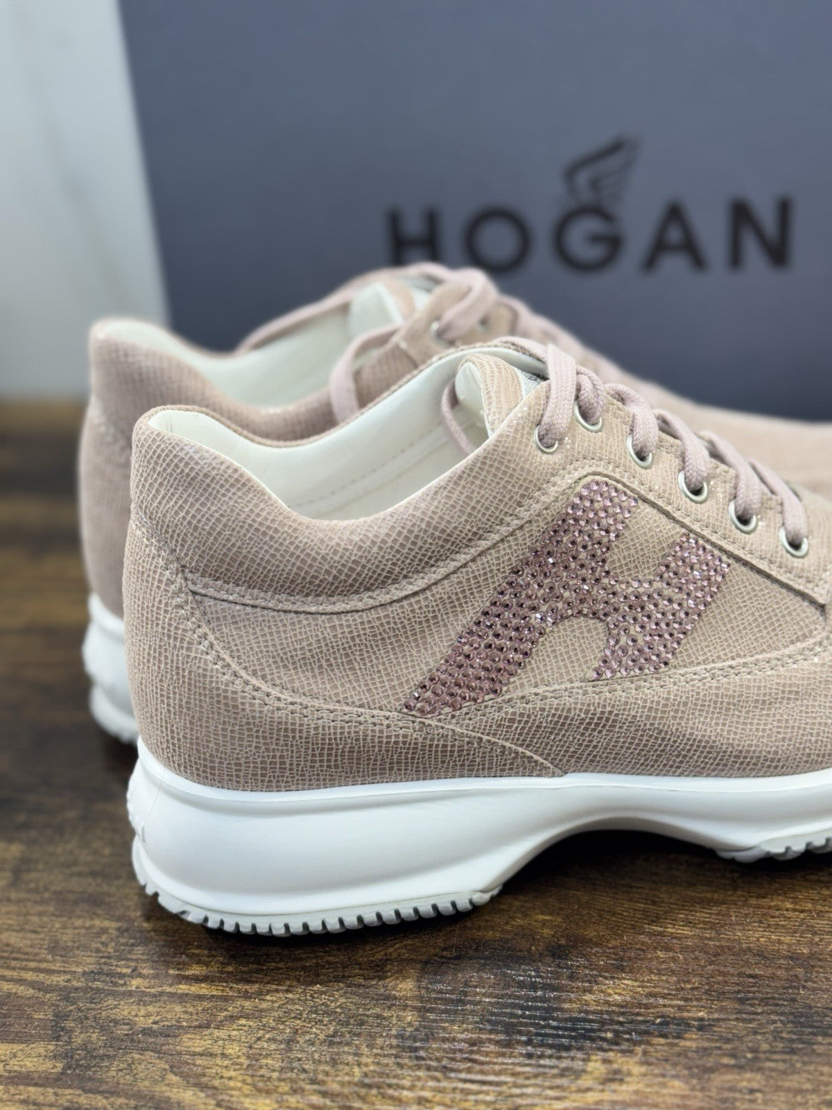 Hogan Interactive Pelle Rosa H Strass   Casual Hogan Donna 38.5