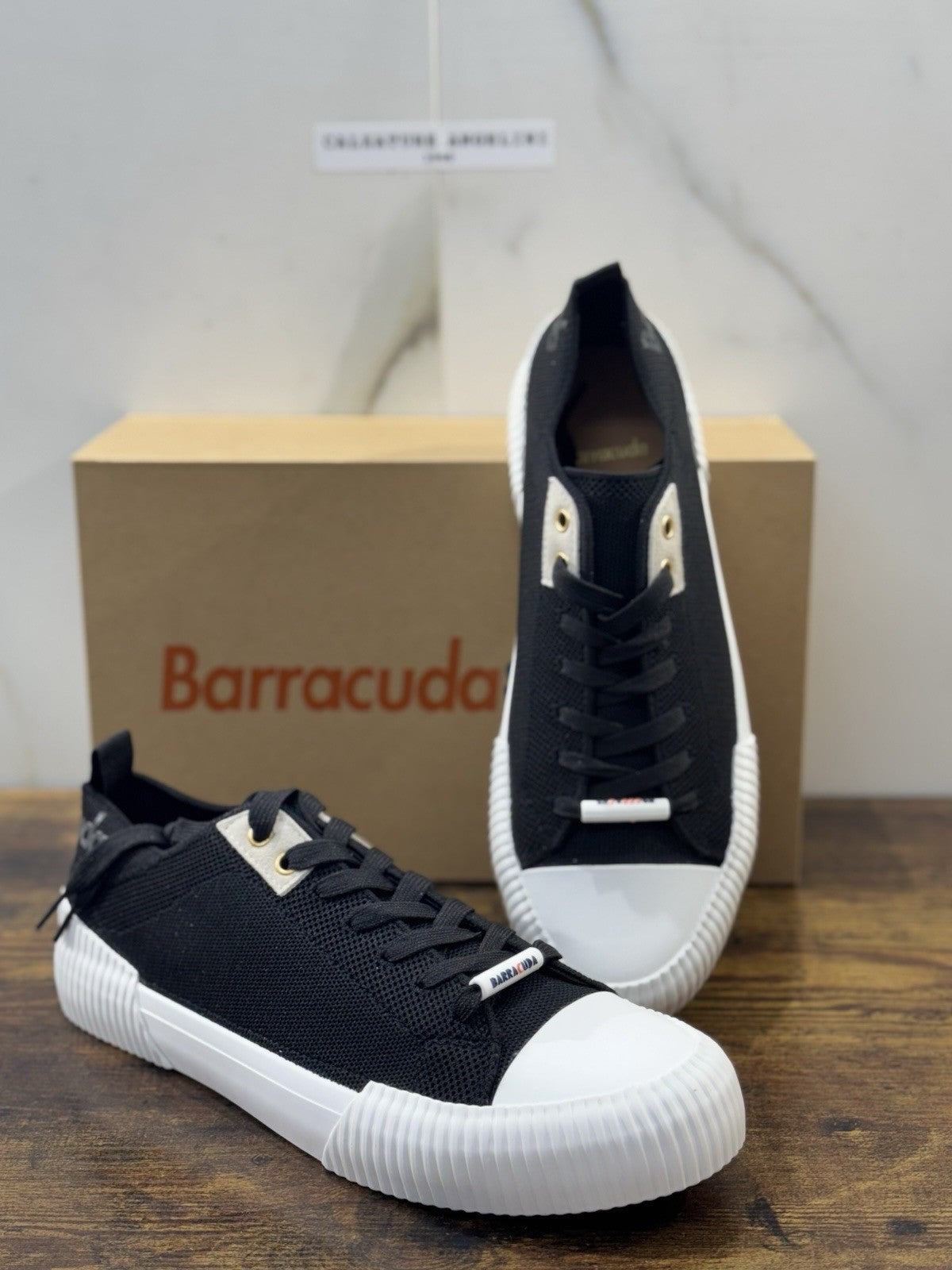 Barracuda Sneaker Sprint In Tela Nero    Casual Uomo 44
