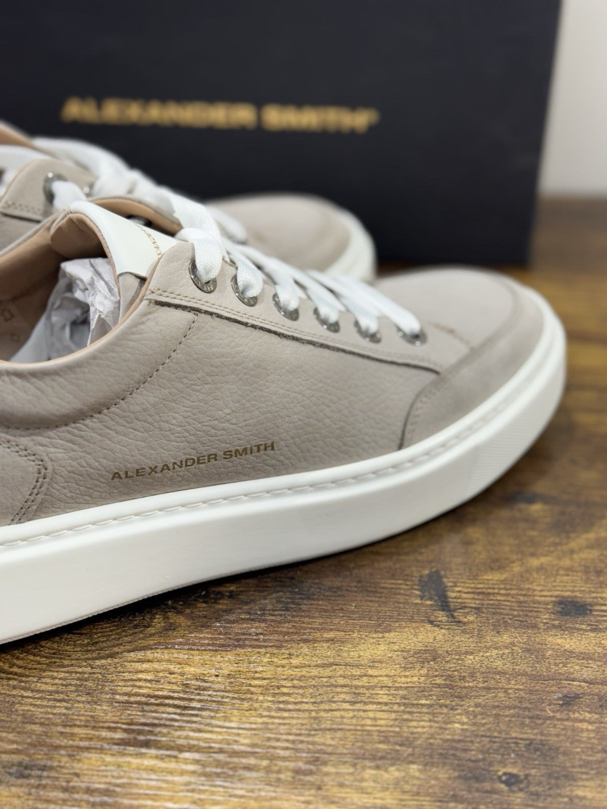 Alexander Smith Sneaker Bond Pelle Nabuk Grey  Uomo 44