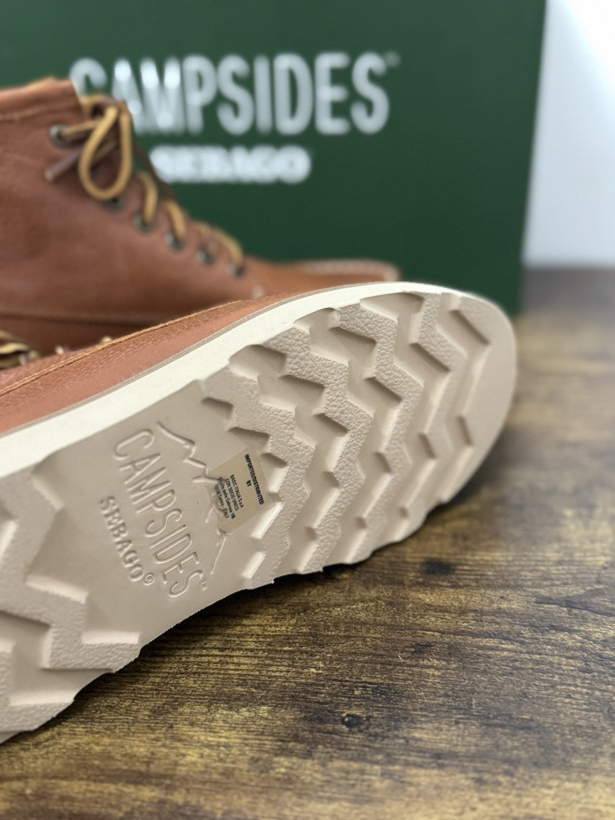 Sebago Tala Mid Pelle Brown Martellata  Boot Casual Sebago Uomo 41.5
