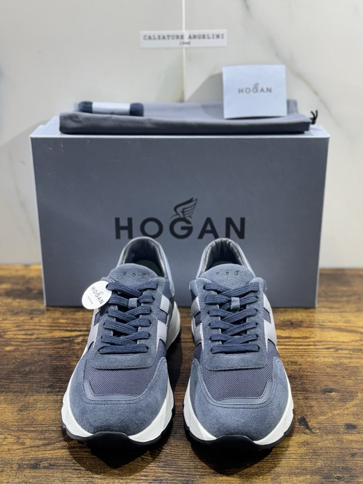 Hogan New Hyperlight Sneaker Blu   Memory Foam Luxury Hogan Uomo 45