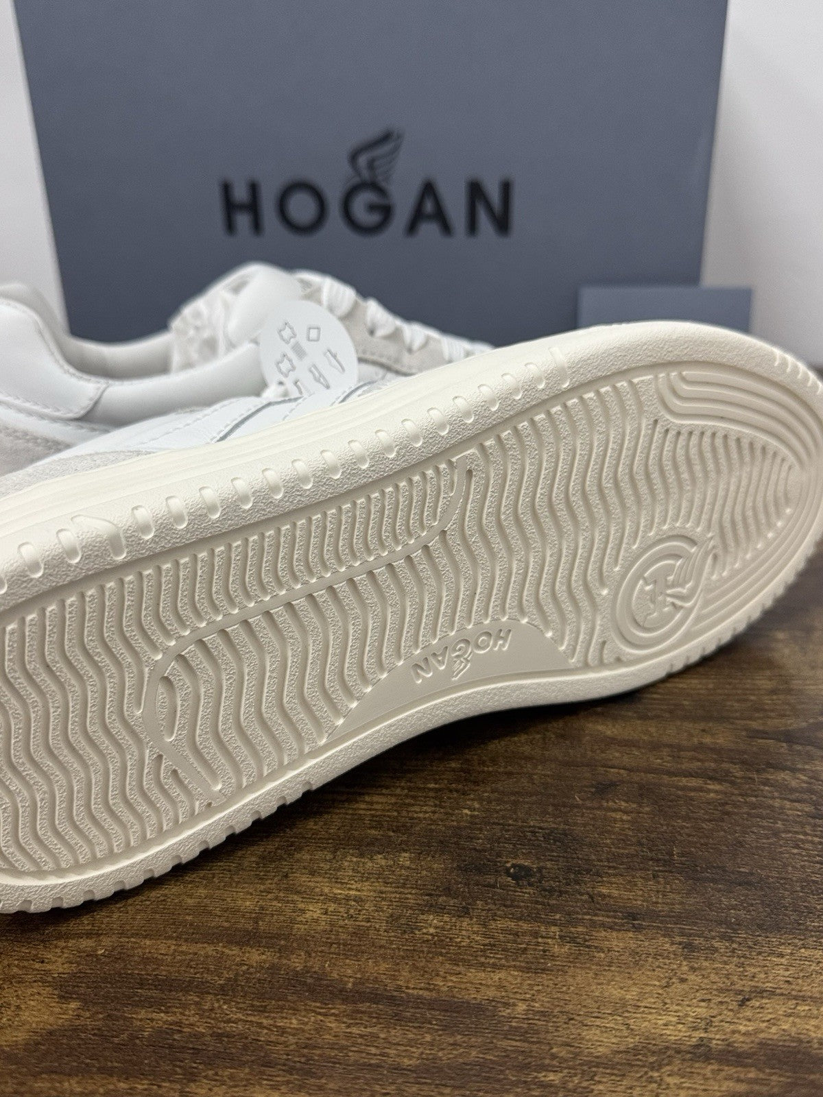 Hogan H630 Sneaker Pelle Bianca   Memory Foam Scarpa Hogan Uomo 44
