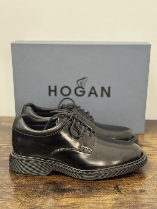 Hogan Derby Pelle Nera  Memory Foam Hogan Business Uomo 39.5