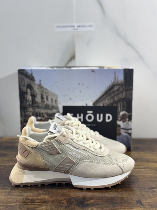 Ghoud Sneaker Donna Rush  Pelle Beige   Casual Woman Sneaker 40