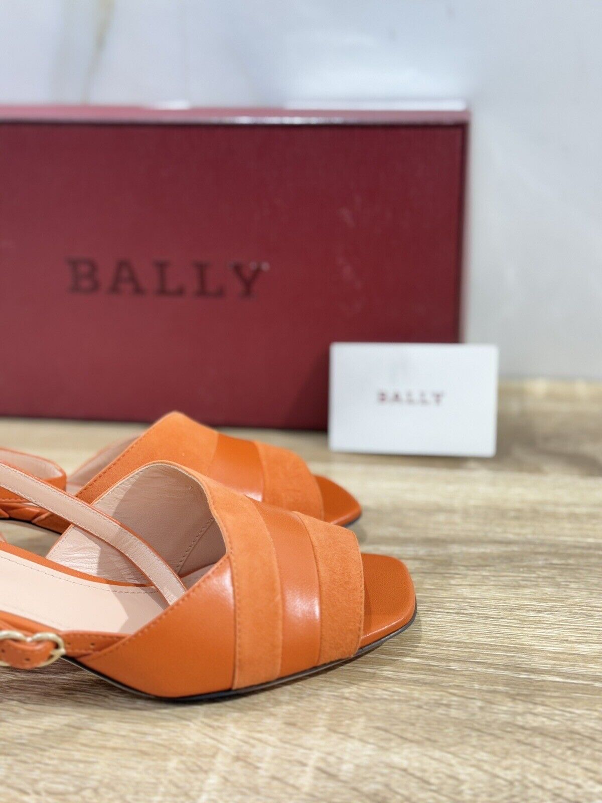 Bally Sandalo Donna Pelle Arancio Luxury Woman Bally Sandal 39