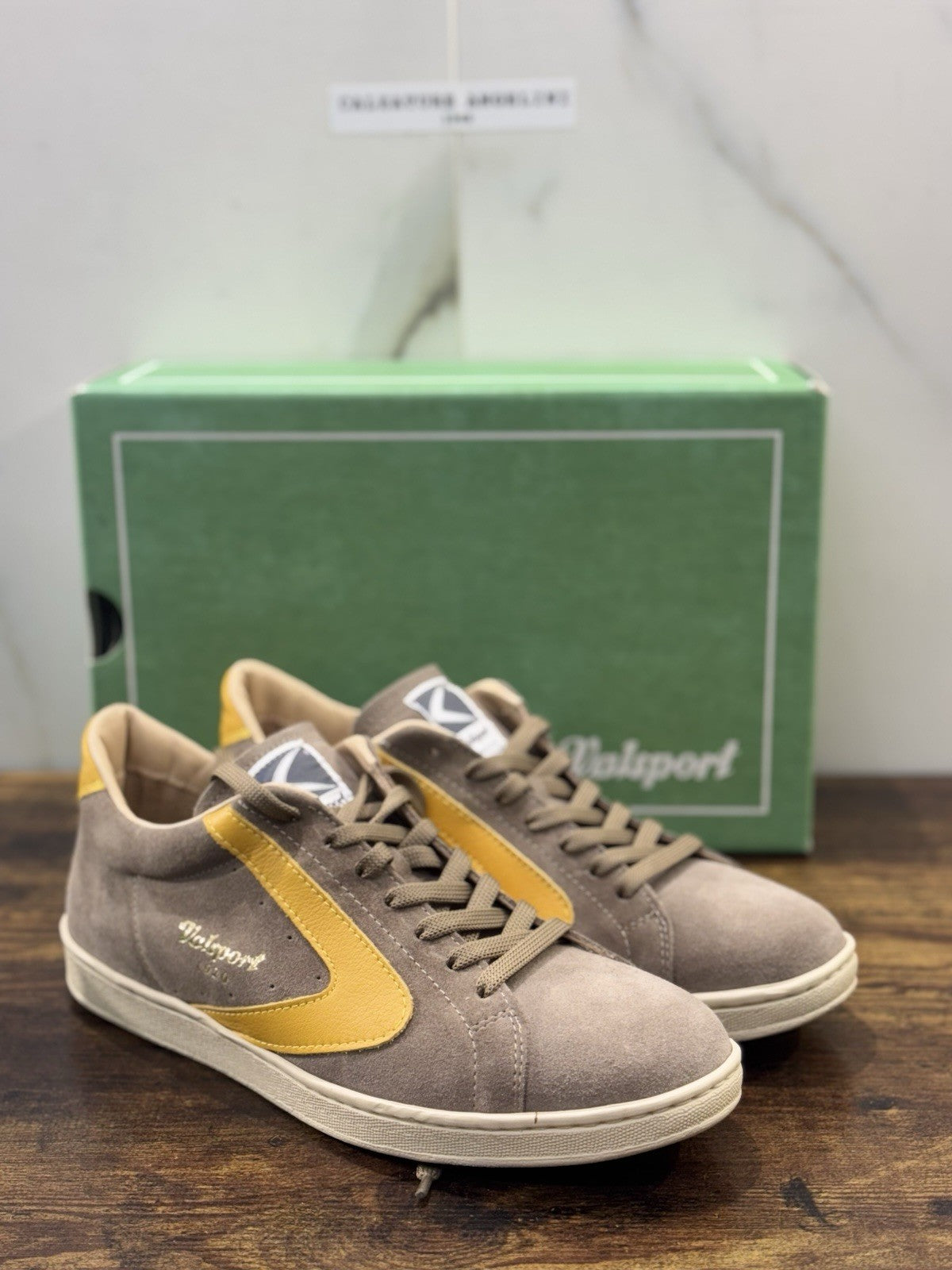 Valsport Tournament    Sneaker Pelle Suede Beige  Casual  Uomo 39