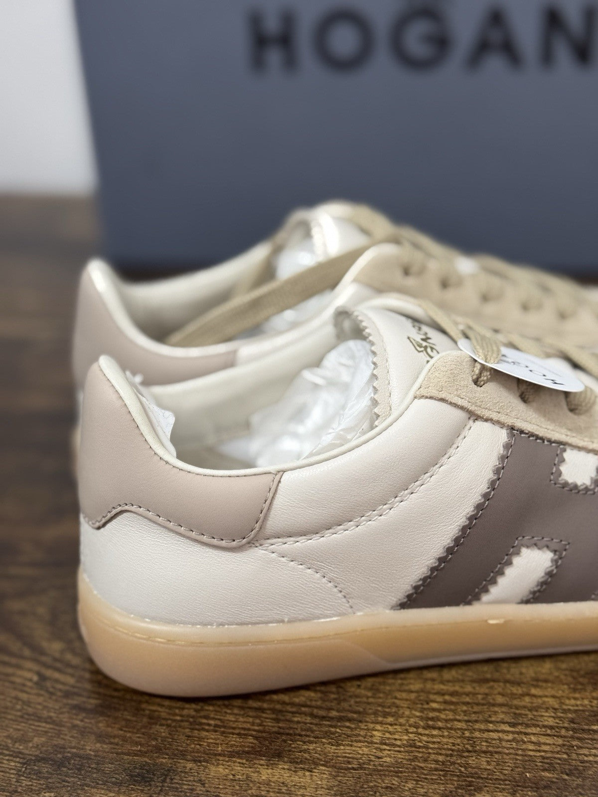 Hogan Cool  Sneaker Pelle E  Suede Beige Casual Hogan Donna 40