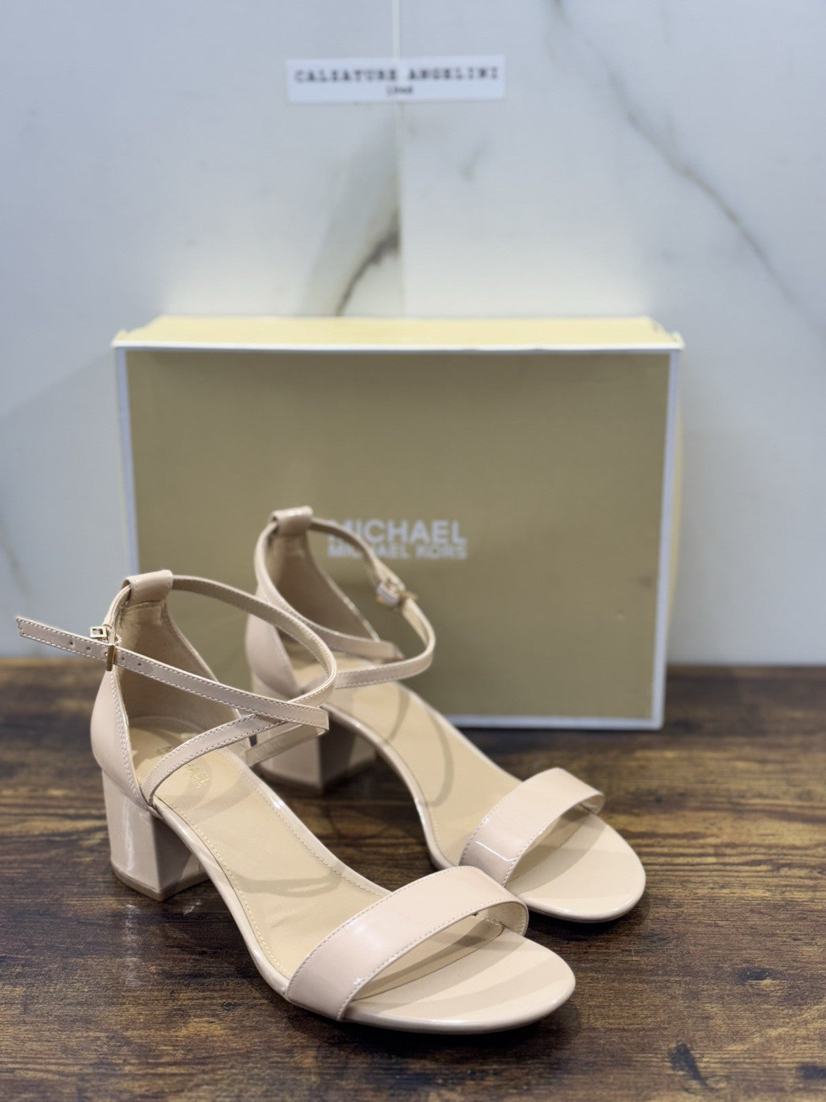 Michael Kors Sandalo Serena Flex In Pelle Beige  Casual Donna 37.5