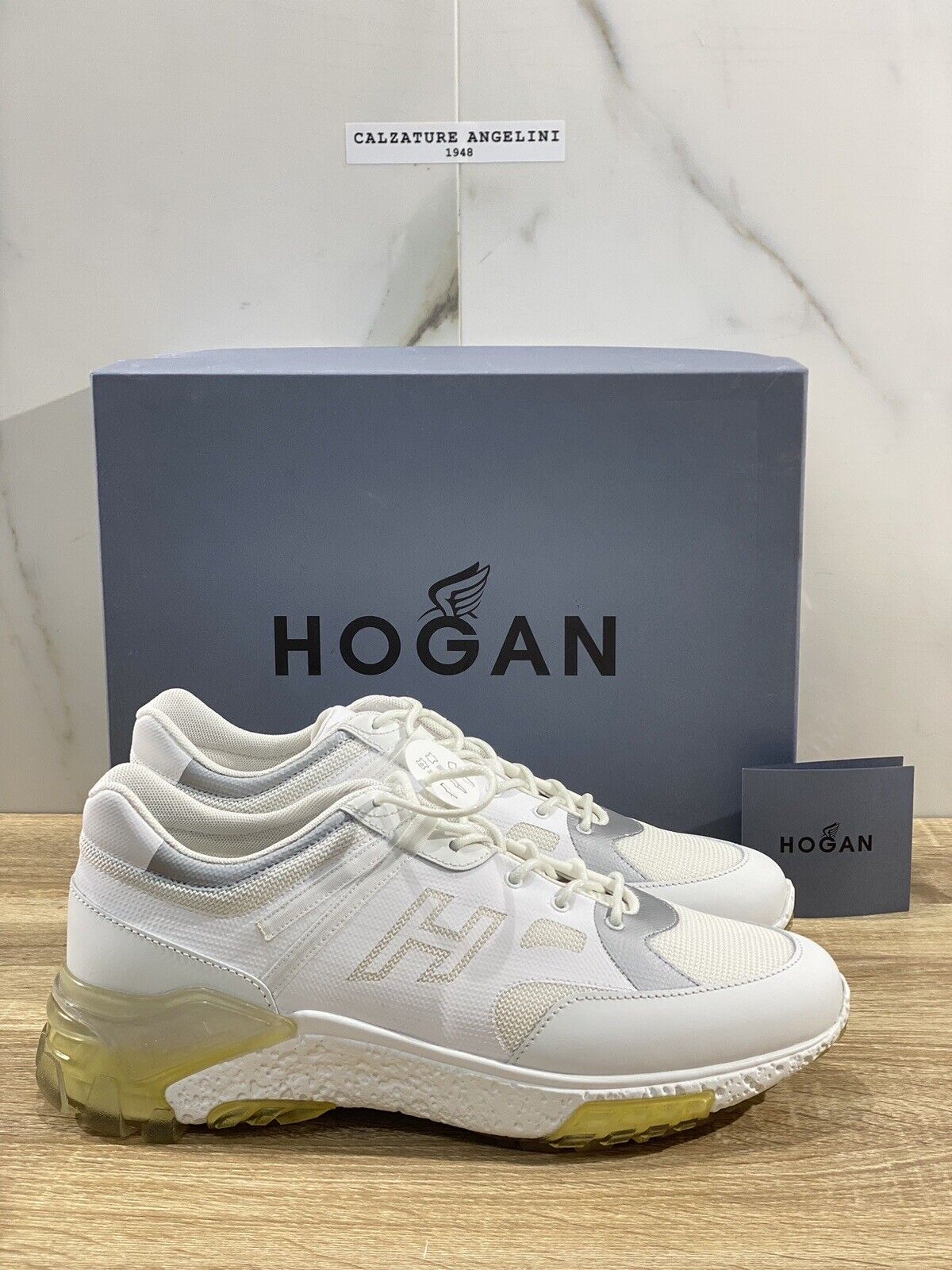 Hogan Urban Trek Uomo Sneaker Pelle Bianca Luxury Hogan 40