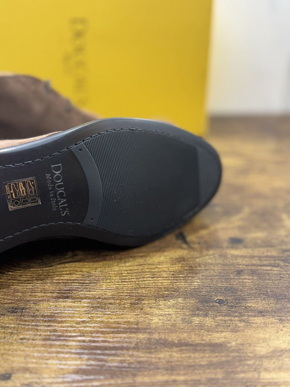 Doucal’s Polacchino Suede Marrone   Luxury Doucal’s Scarpa Uomo 43