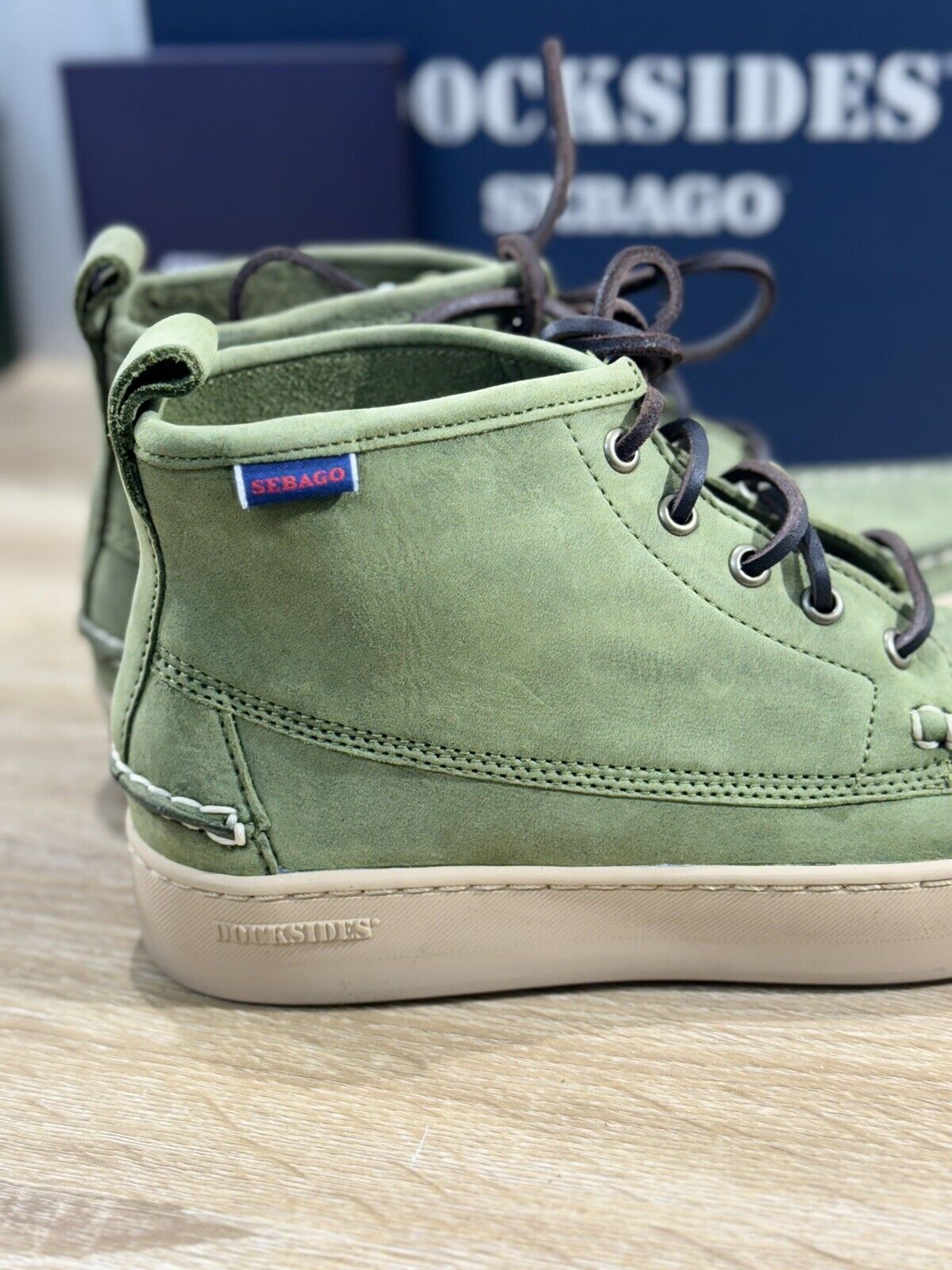 Sebago Brig CH Men Boot Verde Militare Causal Boot 42