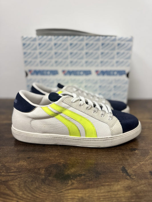 Mecap Sneaker Pelle Suede Blu   Casual 100% Made In Italy Mecap Uomo 43