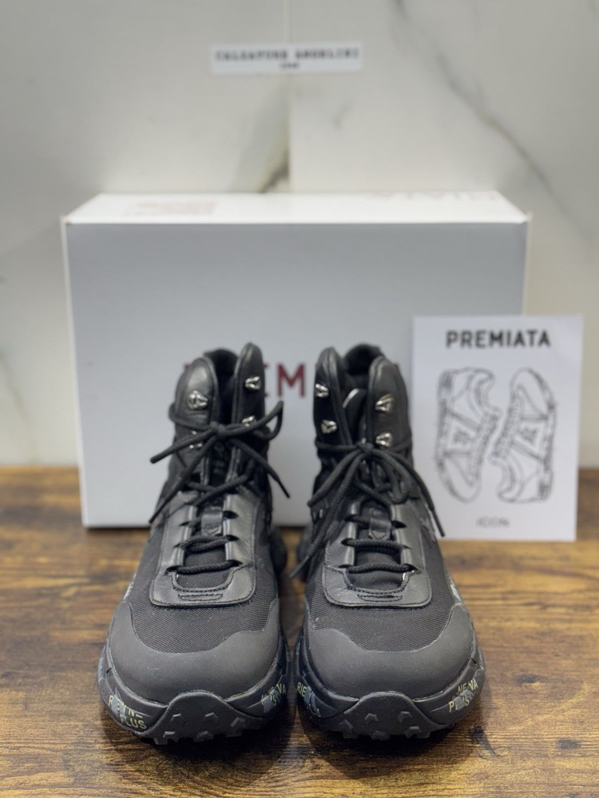 Premiata Sneaker Trivor  439  Vibram Sole Nero   Casual Premiata Scarpa Donna 39