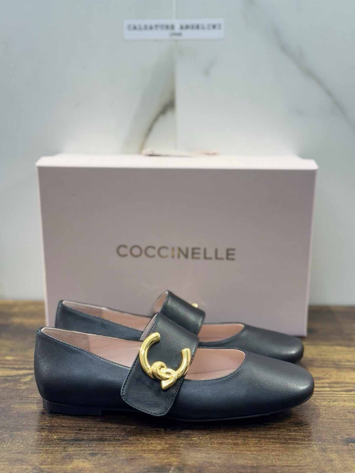 Coccinelle Ballerina  Pelle Nero  Casual Scarpa Coccinelle Donna 40