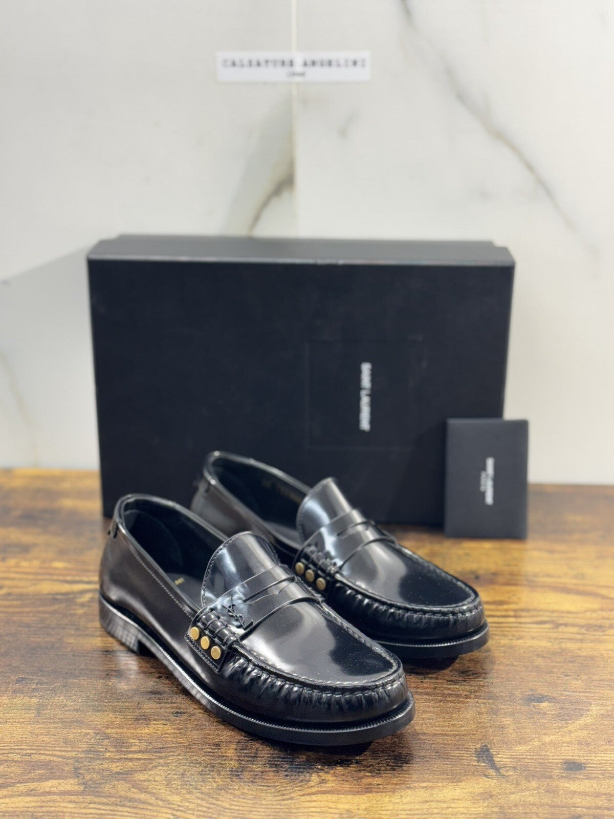 Saint Laurent Le Loafer 15 Mocassino Donna Pelle Nera Luxury Saint Laurent 36