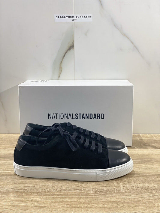 National Standard Sneaker Uomo Nera Suede Casual 42