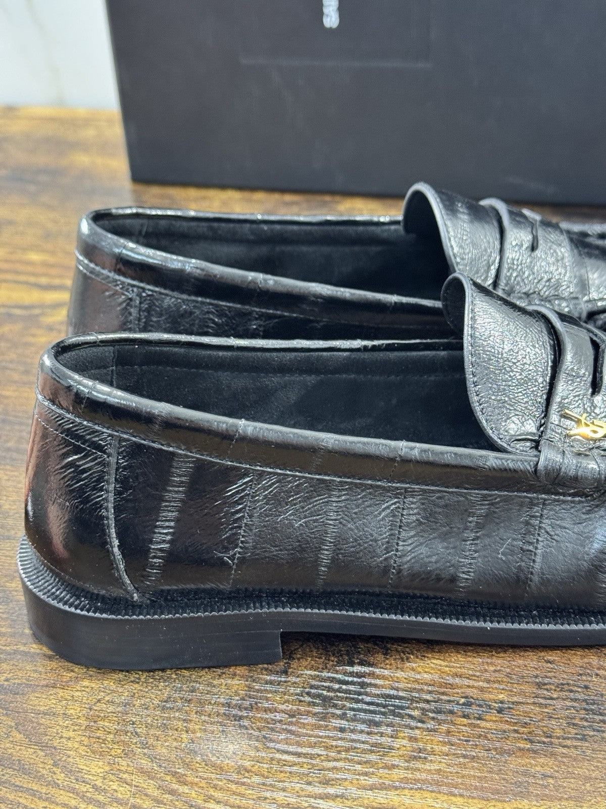 Saint Laurent Le Loafer 15 Mocassino Donna Pelle Nera Luxury Saint Laurent 36.5