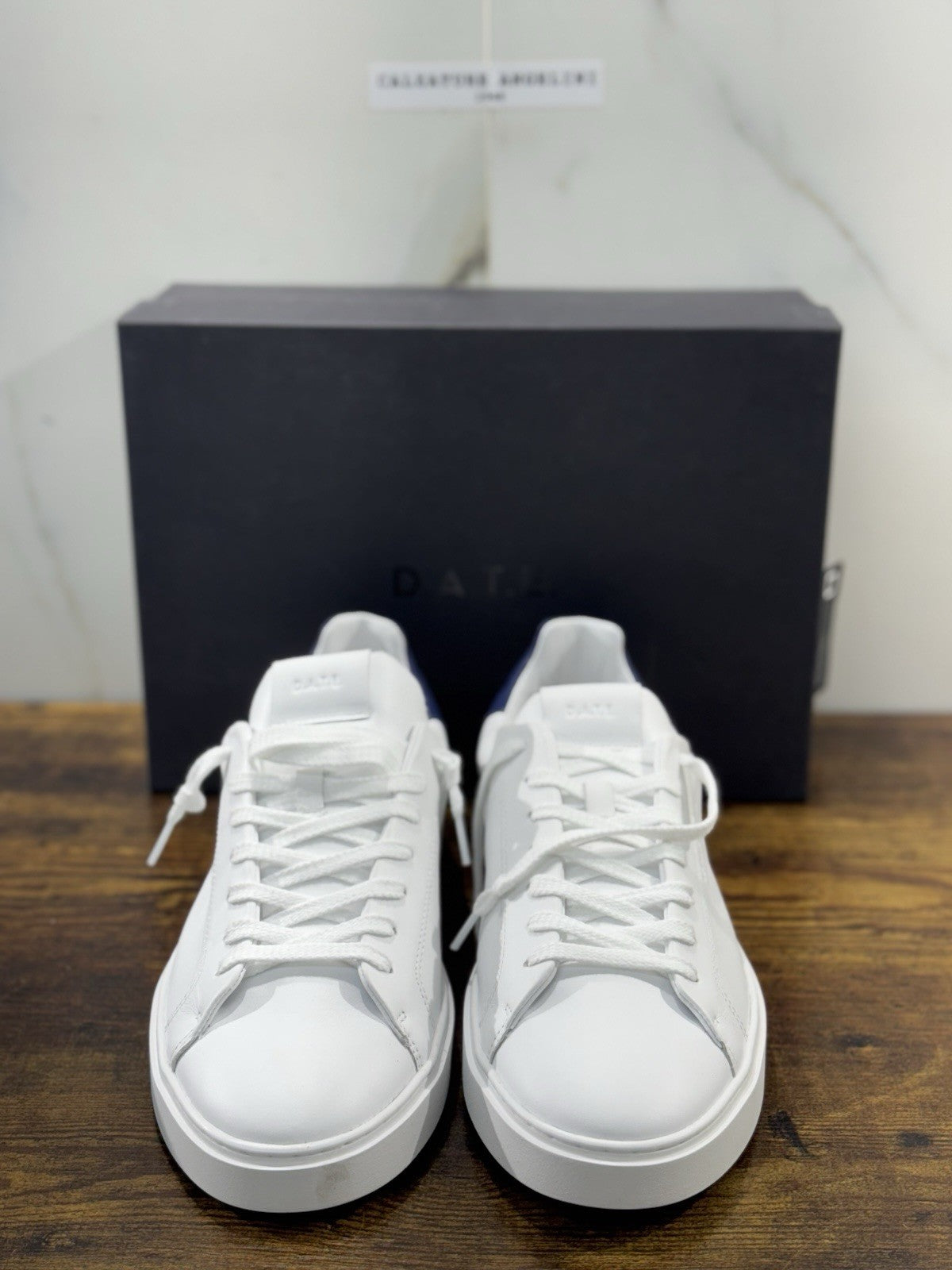 D.A.T.E Levante   sneaker Pelle White  Casual Shoes Uomo 46