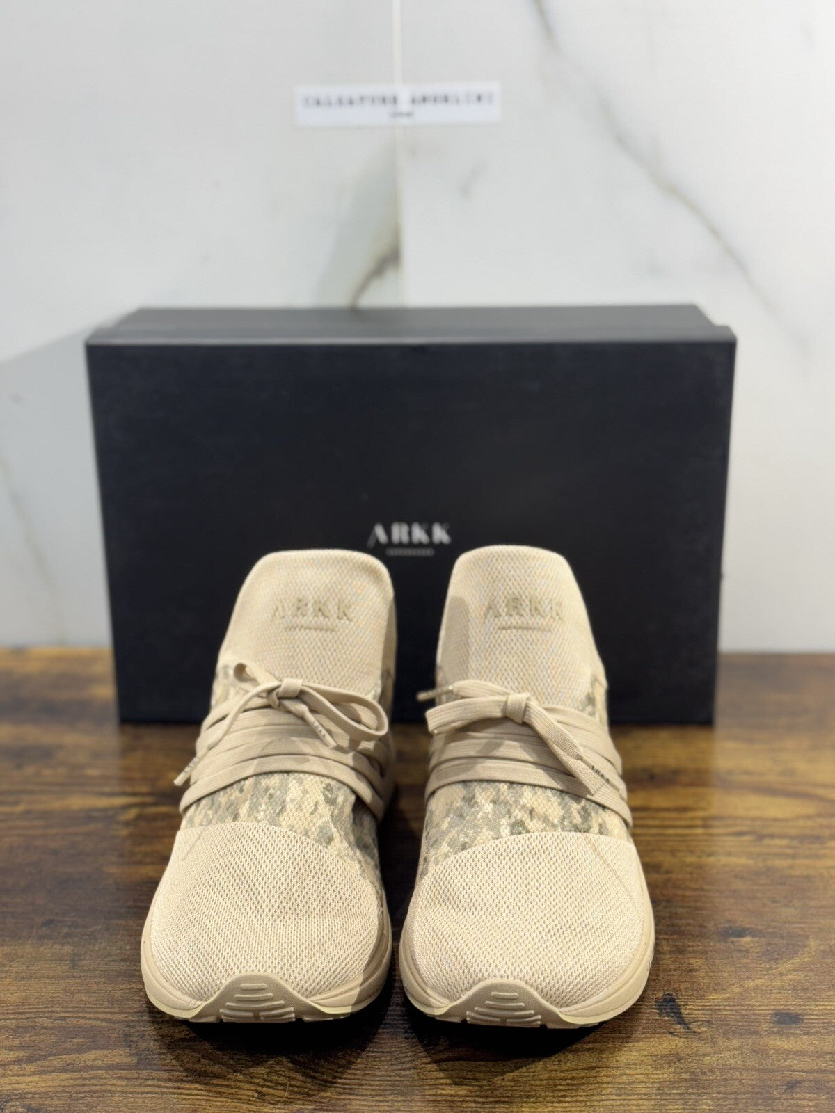 Arkk Copenhagen Sneaker Uomo Beige Camo Causal Men Shoes 42