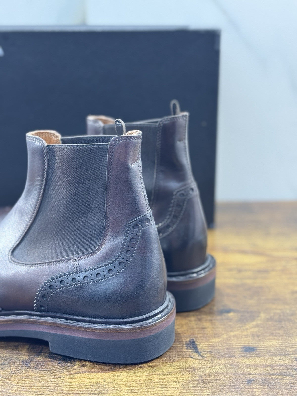 Premiata Chelsea Boot Uomo 1 Linea Pelle Ebano Luxury Premiata Men Boot 44