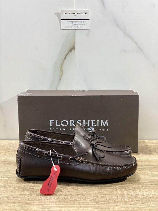 Florsheim Mocassino Uomo in pelle marrone driver shoes 40