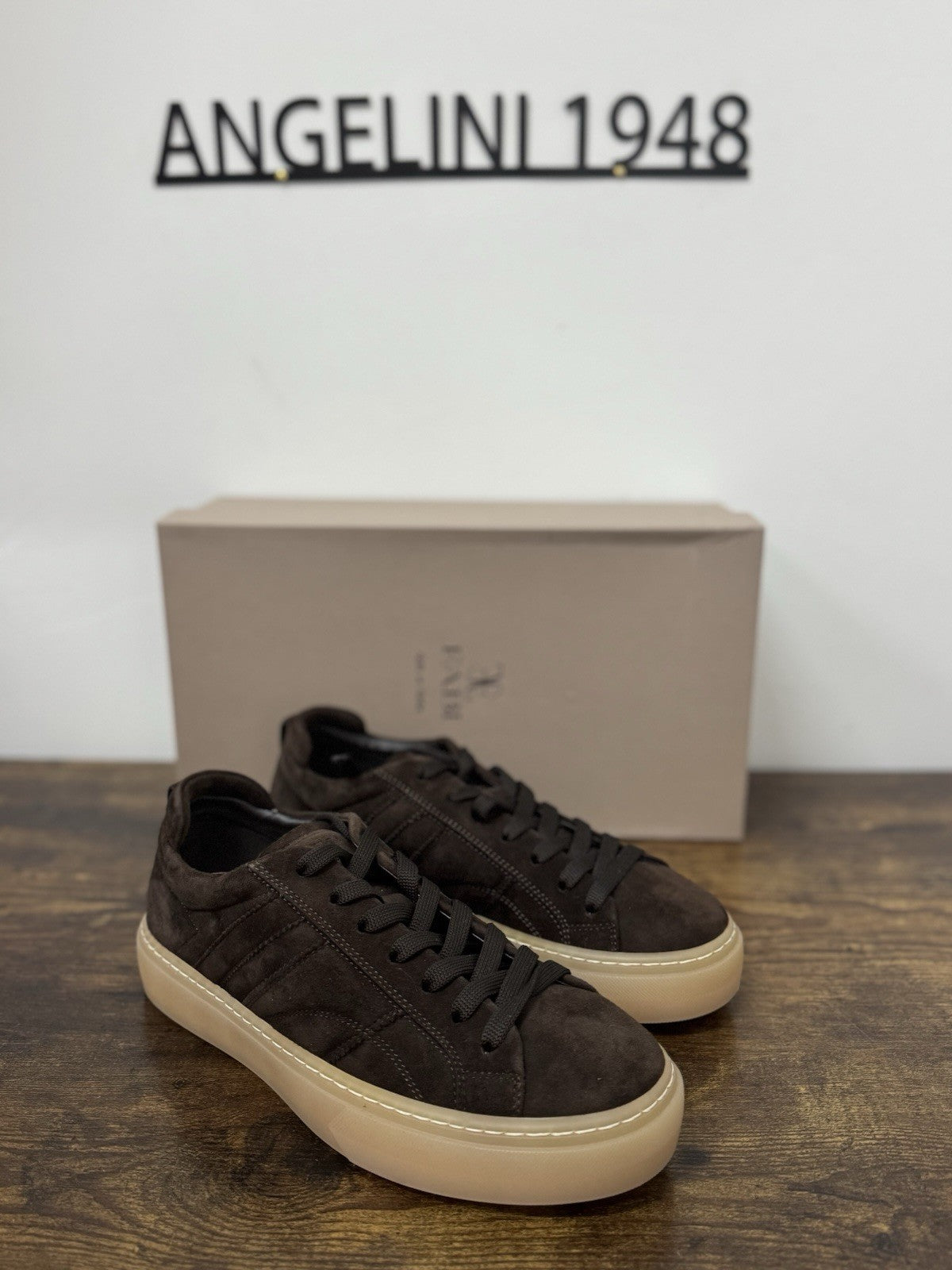 Fabi Sneaker Suede Marrone Casual Scarpa Fabi Uomo 40