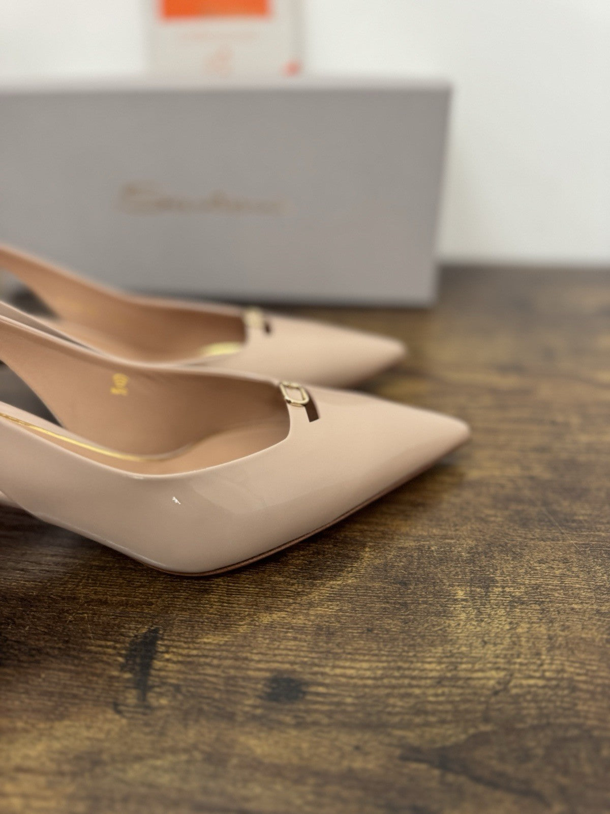 Santoni Sandalo  Sling Back Pelle Pink Luxury Santoni Woman Shoes 38