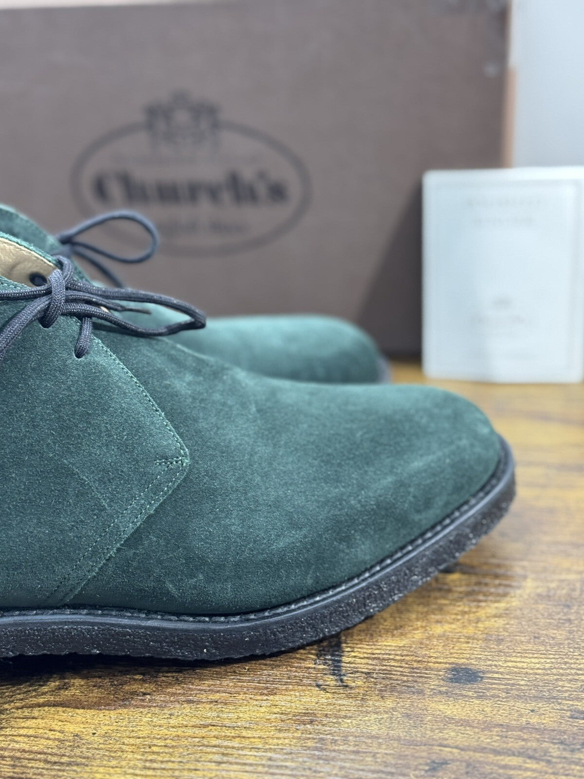 Church’s Stivale chukka Church's Ryder 81 in camoscio Forest Green Luxury 44