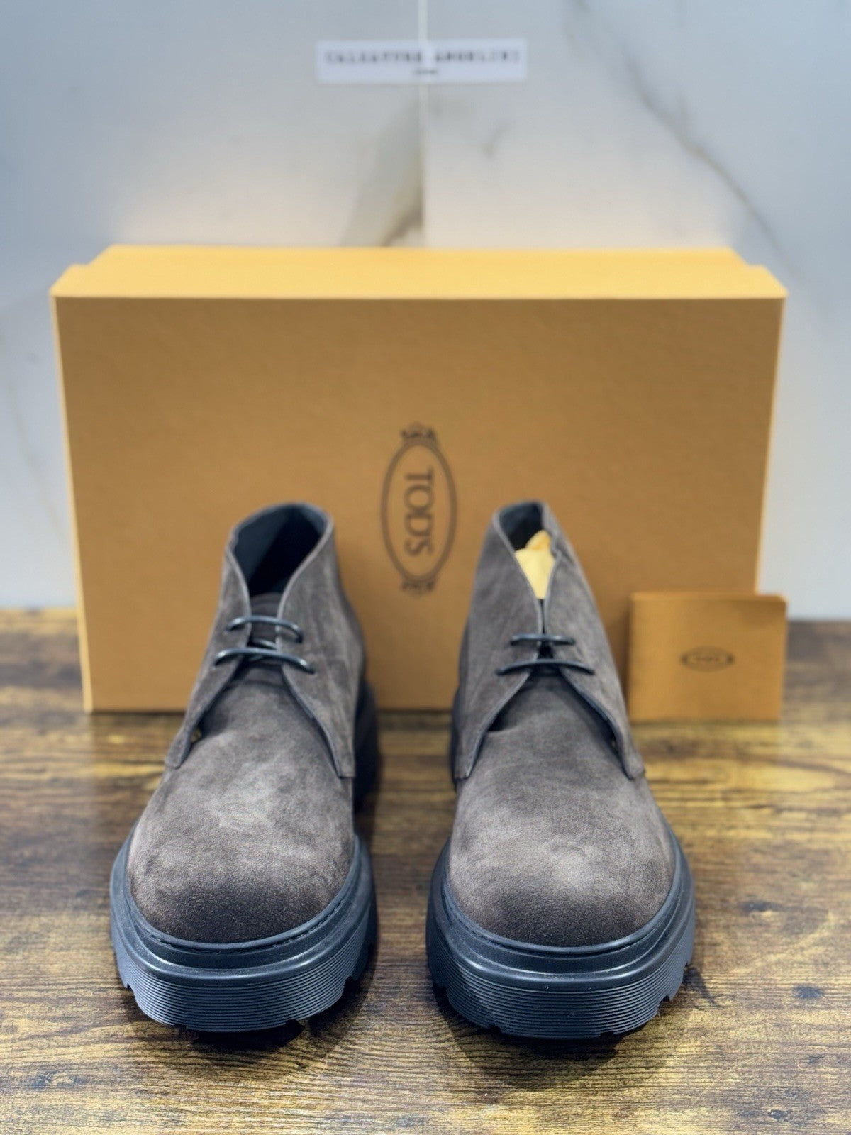 Tod’s Polacco Suede Testa Moro Commando   Extra Light Luxury Tod’s Uomo 41