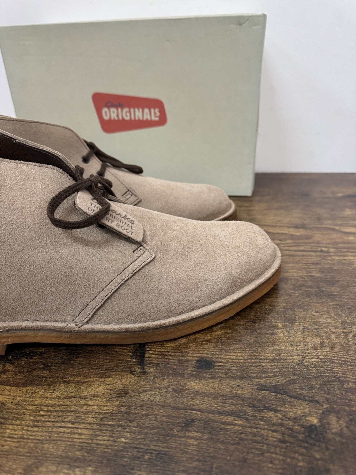 clarks desert boot Suede Wolf  Causal Uomo 44.5