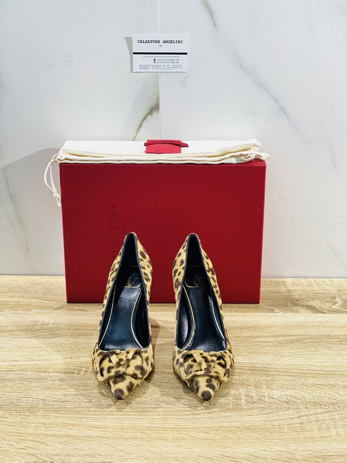 Valentino Garavani Decollete’ Vlogo In Cavallino Animalier Luxury Valentino 36.5