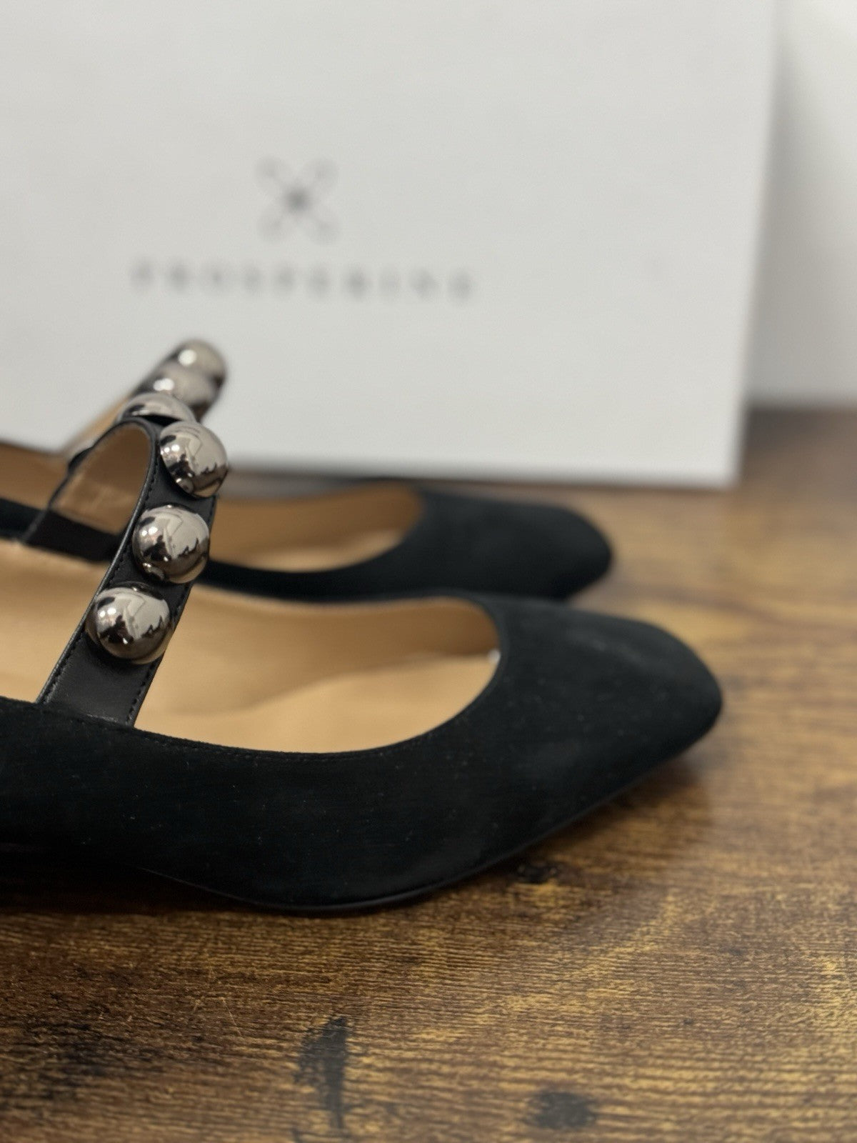 Prosperine Décolleté Suede Nero Con Tacco Scarpa Donna 39