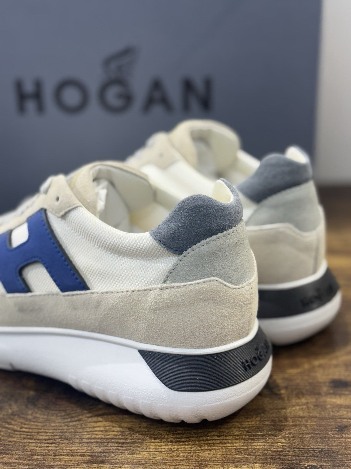 Hogan Interactive 3 Pelle Suede Ghiaccio Casual Hogan Uomo 41